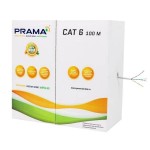 PRAMA CAT6 CABLE 100M (GREY) 23AWG PT-CLN6-P/G(100M)